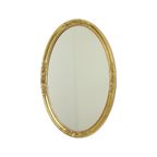 Hollywood Regency Gouden Spiegel Ovaal Deknudt Klassiek thumbnail 13