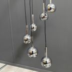 Chrome 6 Ball Sphere Lamp 1960S thumbnail 4