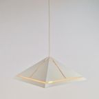 Vintage Hanglamp Dijkstra Lamp Metaal Pyramide 1970 Vierkant thumbnail 12