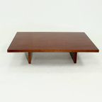 Large Bamboo And Wood Coffee Table By Axel Vervoordt 1980s thumbnail 3