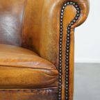 Subtiele Schapenleren Clubfauteuil Afgewerkt Met Siernagels En De Mooiste Kleuren thumbnail 10