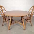 Vintage Ercol Hangoortafel Met Stoelen thumbnail 4