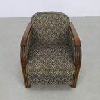 Vintage Fauteuil Art Deco Frankrijk thumbnail 4