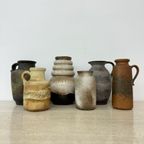 Set Of 6 Scheurich West Germany Vases , 1970S thumbnail 8