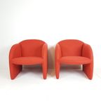 Artifort Ben’s Steenrood / Donker Oranje Fauteuils Ploegstof thumbnail 4