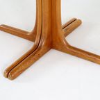 Ronde Massief Teak Deense 1x Verlengbare Eettafel 'kalundborg' Vintage thumbnail 20