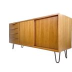 Vintage Notenhouten Sideboard Dressoir Van Franz Ehrlich Voor Veb Deutsche Werkstätten Hellerau thumbnail 7