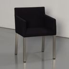 Frontseat Vergaderstoel, Zwart, 4-Poot Onderstel thumbnail 2