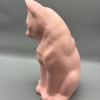 Pastel Roze Mat Keramiek Kat 80'S thumbnail 4