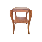 Frans Art Deco Eiken Bijzettafel, Jaren 30 thumbnail 3
