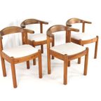 Set 4 Vamdrup Stoelen Eetkamerstoelen Deens Vintage Gestoffeerd thumbnail 20