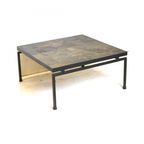 Vintage Leistenen Brutalist Salontafel In De Stijl Van P. Kingma Gemaakt In De Jaren '70 thumbnail 2