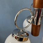 Mazzega Murano Kroonluchter / Space Age Glazen Hanglamp / Mid Century 70S Vintage Plafondlamp thumbnail 9