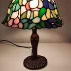 Prachtig Mooie Staande Tiffany Lamp Kerst thumbnail 2