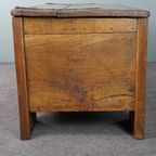 Zeer Grote 16e Eeuwse Primitieve Eikenhouten Kist/ Salontafel/ Dressoir thumbnail 6