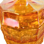 Artdeco Carnival Kristallen Sieradendoos Iriserend Oranje 1930’s thumbnail 6