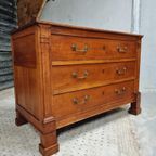 Antieke Ladekast Dressoir Commode Louis Philippe thumbnail 8