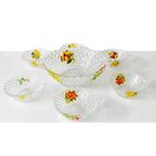 Mid-century Glazen Punch Set Lubiana 1960’s thumbnail 2