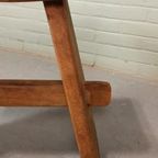 Vintage Japandi Stijl Houten Kruk thumbnail 11