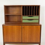 Scandinavisch Vintage Teak Fineren Boekenkast Bergnas thumbnail 2