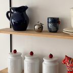 Set Of 2 Ceramic Jars With Tomato Lid thumbnail 5