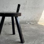 Vintage Tripod Stool, France 1960 thumbnail 4