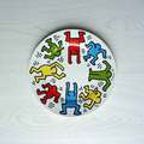 Keith Haring Servies: 2 Platte Borden, 2 Koffiekop En Schotel, 1 Espresso Kopje En Schotel thumbnail 10