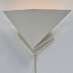 Vintage Postmodern Wandlamp Ivoor Metaal Design ‘70 thumbnail 10