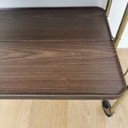 Opvouwbare Barcart Drankenkar Trolley Serveerwagentje thumbnail 13