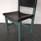 6X Vintage Eettafel Stoelen thumbnail 5