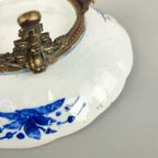 Antiek Japans Imari Bord Op Bronzen Pootjes thumbnail 9