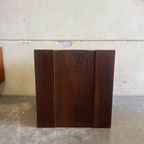 Vintage Hangende Muurkast / Wandkast In Hout thumbnail 4