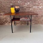 Vintage Houten Bijzettafel, Tafel, Audiomeubel thumbnail 12