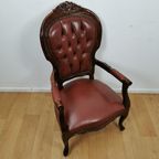 Brocante Vintage Franse Louis Xv Stoel, Fauteuil 2010 thumbnail 5