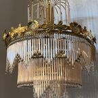 Italiaanse Opaliserende Hollywood Vintage Regency Hanglamp thumbnail 3