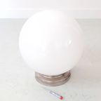 Grote Bol Lamp – Art Deco – <<<brand>>>-jaren 30 – Opaal Glas Doorsnede 35 Cm (rc09) thumbnail 6
