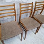 4 Vintage Stoelen Mid Century Jaren 60 Stoelen Retro Stoel thumbnail 5