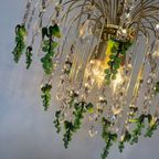 Grote Groene Murano Druiven Kroonluchter Hanglamp Vintage thumbnail 5