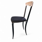 2 X Charme Dining Chair By Fasem Is A Slender, Yet Strong Masterpiece 1980s thumbnail 10