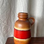 Vintage Scheurich Wgp Vaas Met Klein Handvat - 413-20 - West German Art Pottery - 60s thumbnail 3