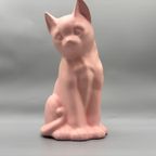 Pastel Roze Mat Keramiek Kat 80'S thumbnail 8