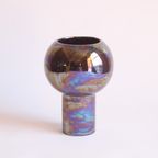 Metallic Glaze Ceramic Vase, 1980S thumbnail 15