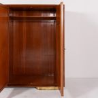 Italian Mid-century Maple Veneer Wardrobe From 1950’s thumbnail 9