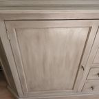 Massief Houten Vitrine Kast thumbnail 6