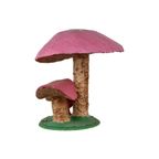 Vintage Paddenstoel Ornament Beeld Xl Sculptuur Papier Maché 46Cm thumbnail 11