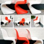 Iconische Vintage 'Panton Chair' - Oranje - Design By Verner Panton - 60S - Vitra - Original thumbnail 10