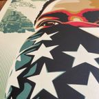 Shepard Fairey Obey Americat Riot, Signed And Dated By Artist thumbnail 13