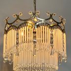 Staafjes Art Deco Stijl Hanglamp Kristal Gedraaide Staafjes thumbnail 4