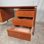 Arne Vodder, G.V. Møbler Vintage Jaren 60 Deens Bureau Teak thumbnail 17