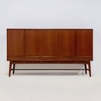 Teak Highboard By Svend Aage Madsen For K. Knudsen & Søn 1950S thumbnail 3